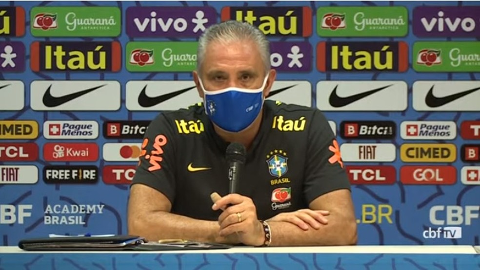 Tite confirma escala&Atilde;&sect;&Atilde;&pound;o e comenta suspens&Atilde;&pound;o de Brasil x Argentina: "Decis&Atilde;&pound;o  justa &Atilde;&copy; respeitar leis" | sele&Atilde;&sect;&Atilde;&pound;o brasileira | ge