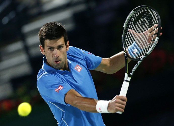 Novak Djokovic vence Marsel Ilhan em Dubai (Foto: REUTERS/Ahmed Jadallah)
