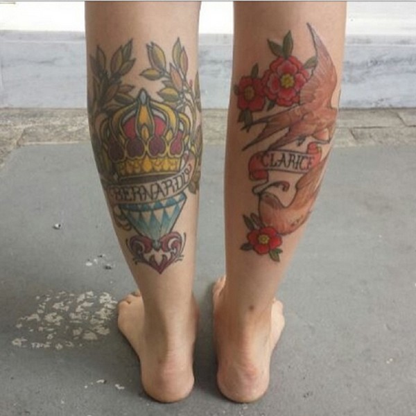 Mel Lisboa mostra tatuagem que fez em homenagem aos filhos (Foto: Reprodução Instagram)