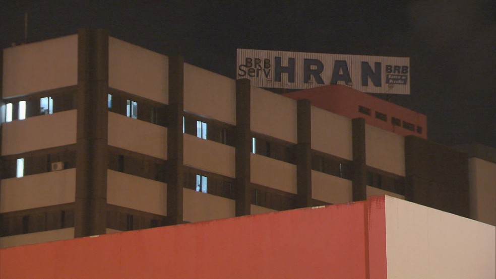 Hospital Regional da Asa Norte (HRAN), em Brasília  — Foto: TV Globo/Reprodução 