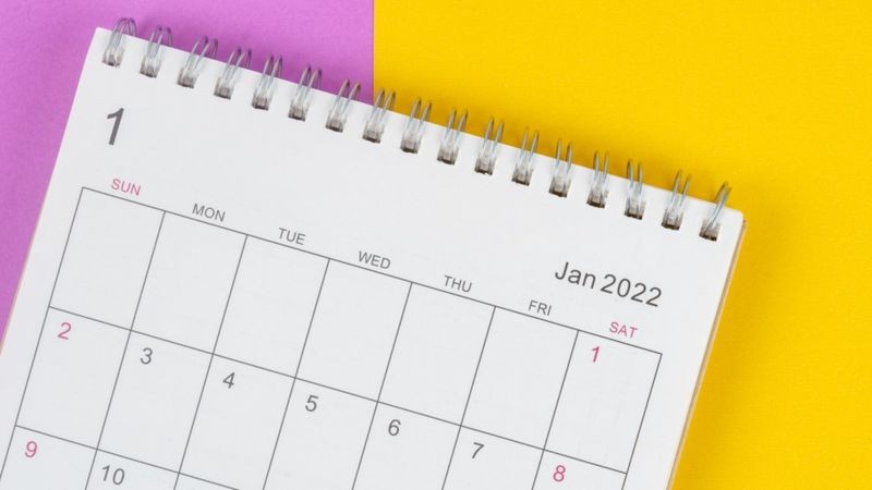 Em 2022, feriados como 1º de janeiro, 1º de maio e 25 de dezembro cairão em finais de semana (Foto: Getty Images via BBC News)