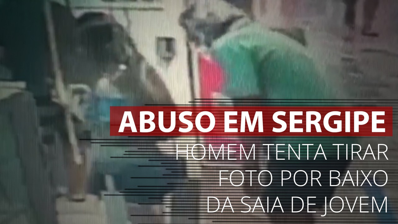 VÍDEO: Câmeras mostram momento em que homem importuna sexualmente jovem em SE