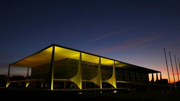 Vista do Palácio do Planalto (Foto: Paulo Whitaker/Reuters)