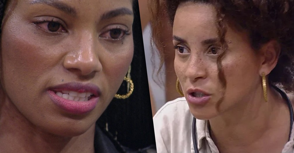 Domitila e Tina tiveram desentendimento durante primeiro Jogo da Discórdia do BBB 23 — Foto: Globo