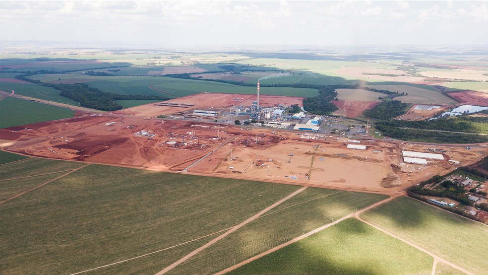 Petrobras's fertilizer plant in Três Lagoas — Foto: Divulgação