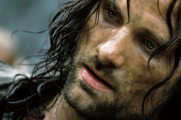 Viggo Mortensen como Aragorn em cena de 'O Senhor dos Anéis' (Foto: Divulgação)