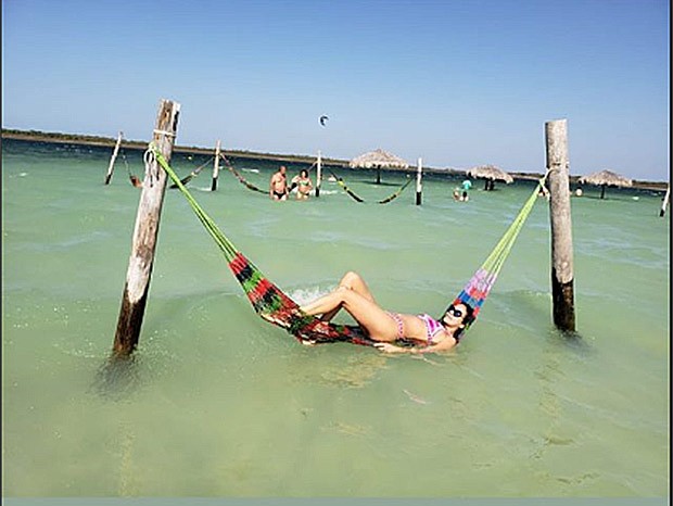 Daniela Albuquerque em Jericoacoara, no Ceará (Foto: Reprodução/Instagram)