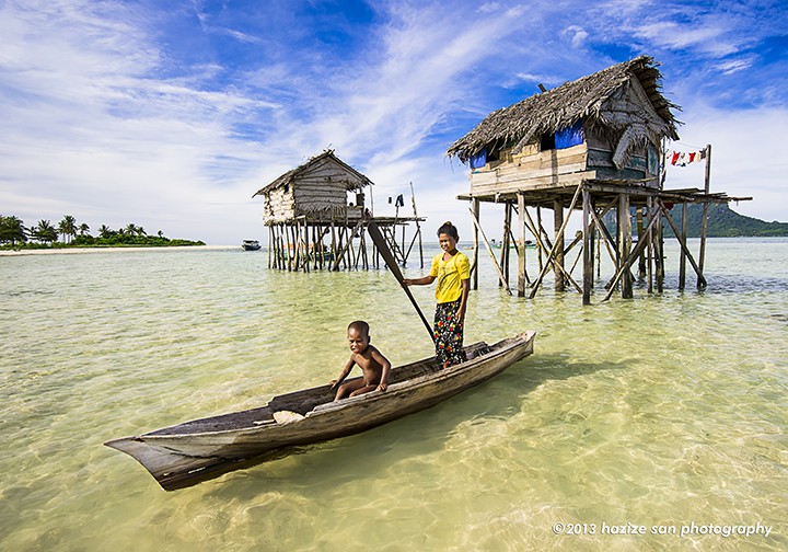 Bajau: conheça o povo que evoluiu para passar mais tempo embaixo d’água (Foto: hazize san/Wikimedia Commons)