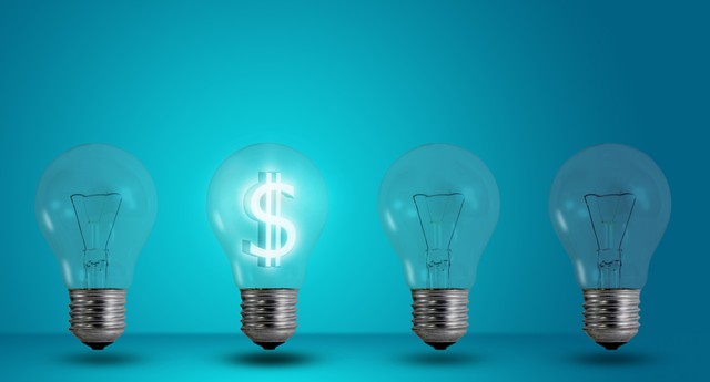 ideia dinheiro valor patente lampada luz (Foto: shutterstock)