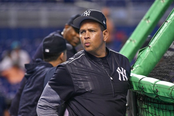 Alex Rodriguez com o uniforme do New York Yankees (Foto: Getty Images)