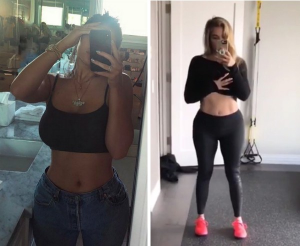 As irmãs Kylie Jenner e Khloé Kardashian (Foto: Instagram)