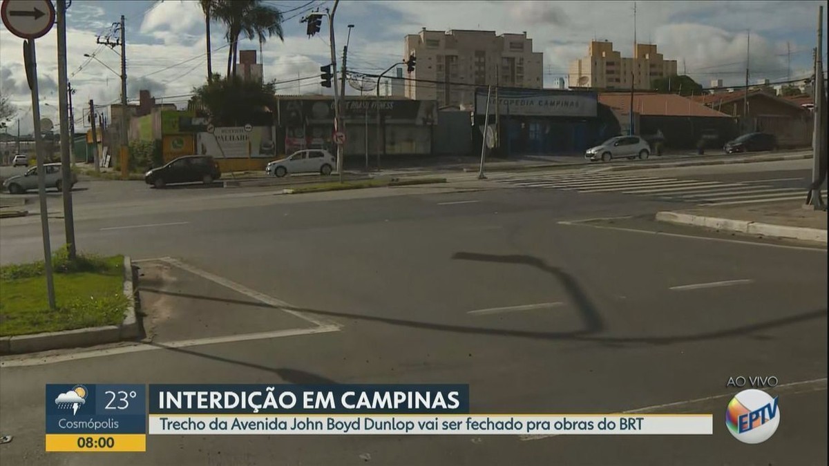 Trechos da Avenida John Boyd Dunlop,