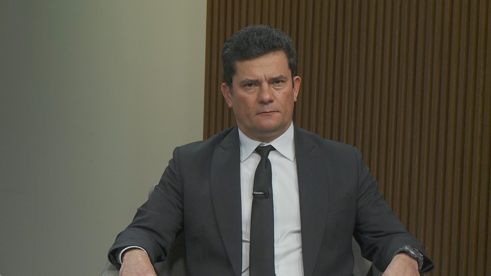 O senador Sergio Moro (Uni&atilde;o Brasil-PR) &mdash; Foto: Reprodu&ccedil;&atilde;o/GloboNews