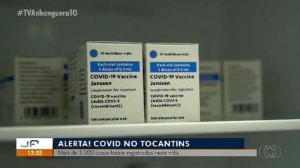 Mais de 1.300 casos de Covid-19 foram registrados no Tocantins só em janeiro