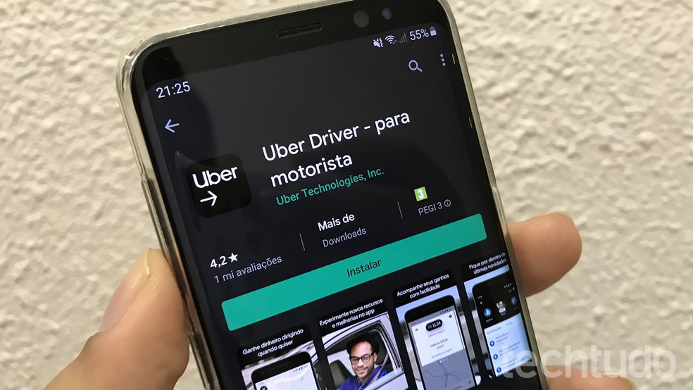 Motorista pode desligar a opção de receber corridas Uber Medics — Foto: Paulo Alves/TechTudo