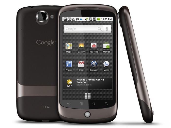 Nexus One, com Android 2.1 Eclair, lançado em 2010 (Foto: Divulgação)