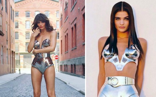 bikini　helena christensen Helena Christensen posa com mesmo biquíni de 27 anos atrás e tira
