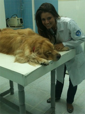 Renata Del Bianco atualmente cursa a faculdade de veterinária (Foto: Arquivo pessoal)