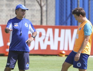 Marcelo Oliveira; Dagoberto; Cruzeiro; Toca da Raposa II; treino (Foto: Washington Alves / Vipcomm)
