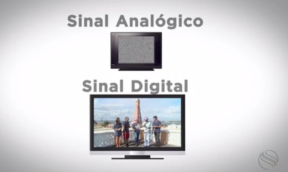Mudança do sinal analógico para o digital  (Foto: Reprodução/TV Sergipe)