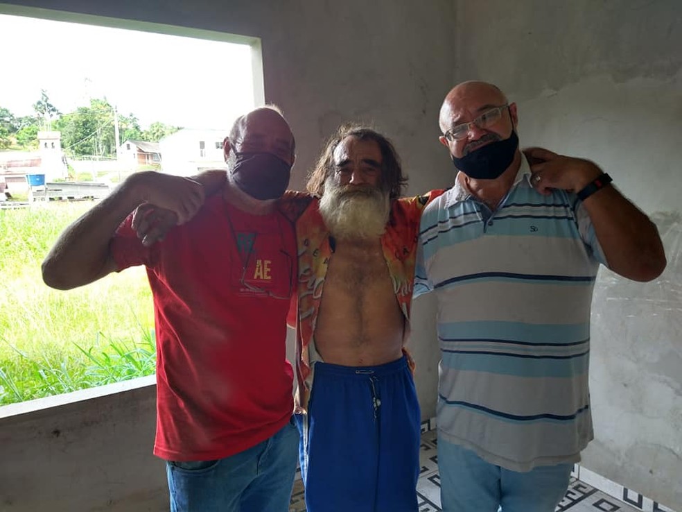 Morador de rua em Cruzeiro do Sul reencontra família após quase 13 anos sem dar notícias — Foto: Arquivo pessoal