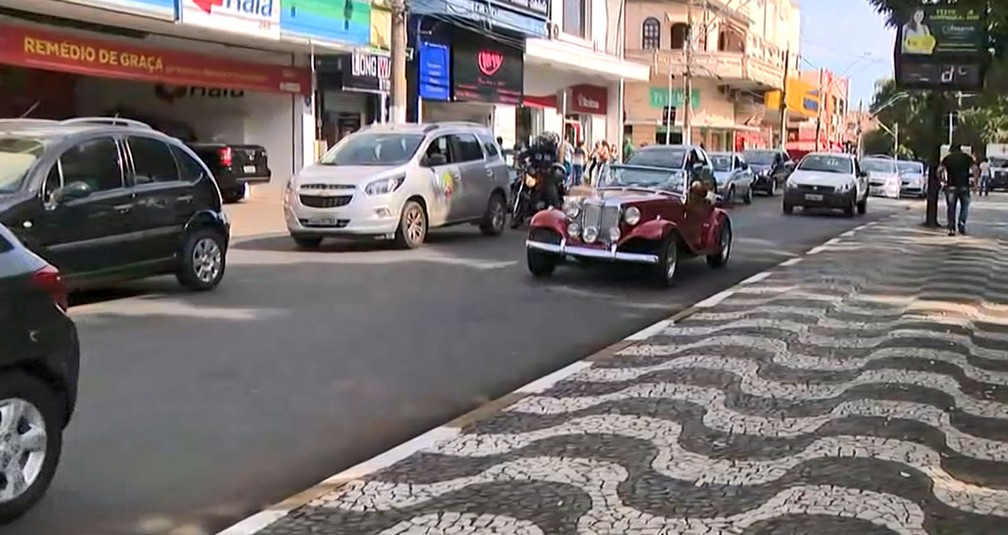 Mogi Mirim reabre com&eacute;rcio na fase 2 - laranja do Plano SP neste 8 de julho &mdash; Foto: Reprodu&ccedil;&atilde;o/EPTV