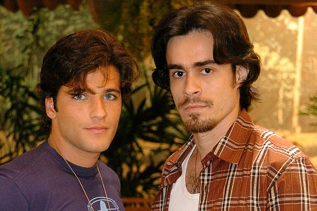 Bruno Gagliasso e Erom Cordeiro em em América (2005) (Foto: TV Globo/Divulgação)