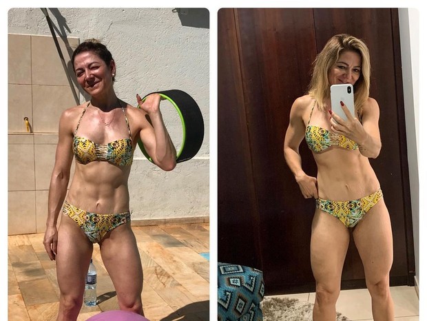 Karina Lucco mostra antes e depois (Foto: Reprodução/Instagram)