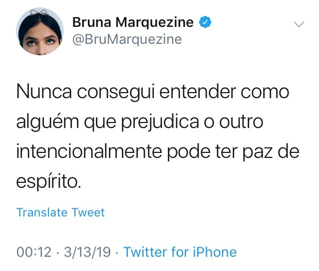 Bruna Marquezine desabafa no Twitter (Foto: Reprodução/Twitter)