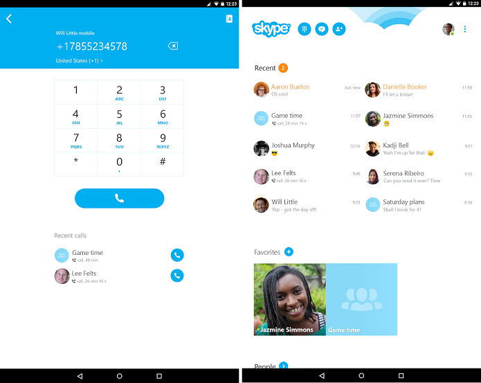 Aplicativo de bate papo, Skype, ganha atualização no Android (Foto: Divulgação)
