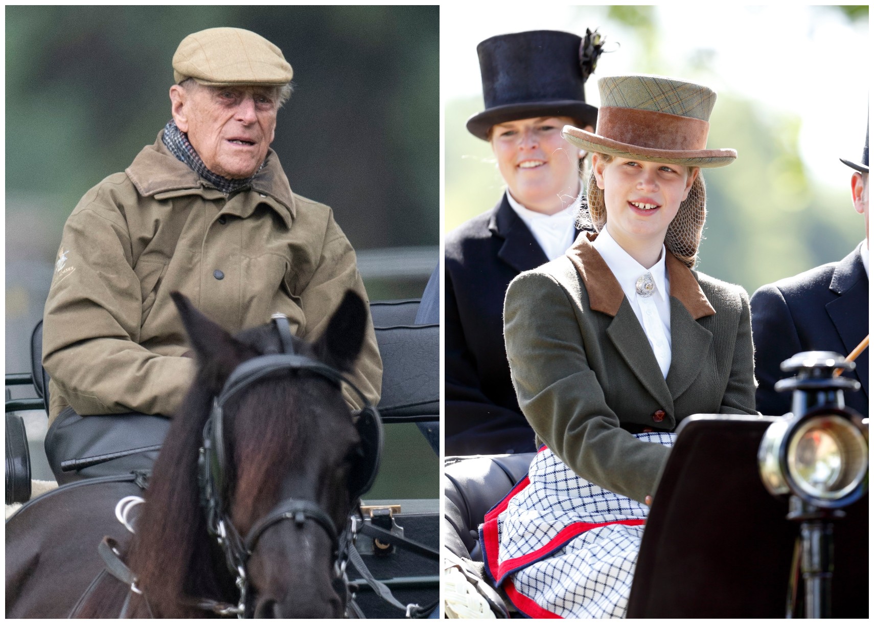 O Príncipe Philip deixou para a neta favorita, Lady Louise, suas carruagens e seus dois pôneis (Foto: Getty Images)