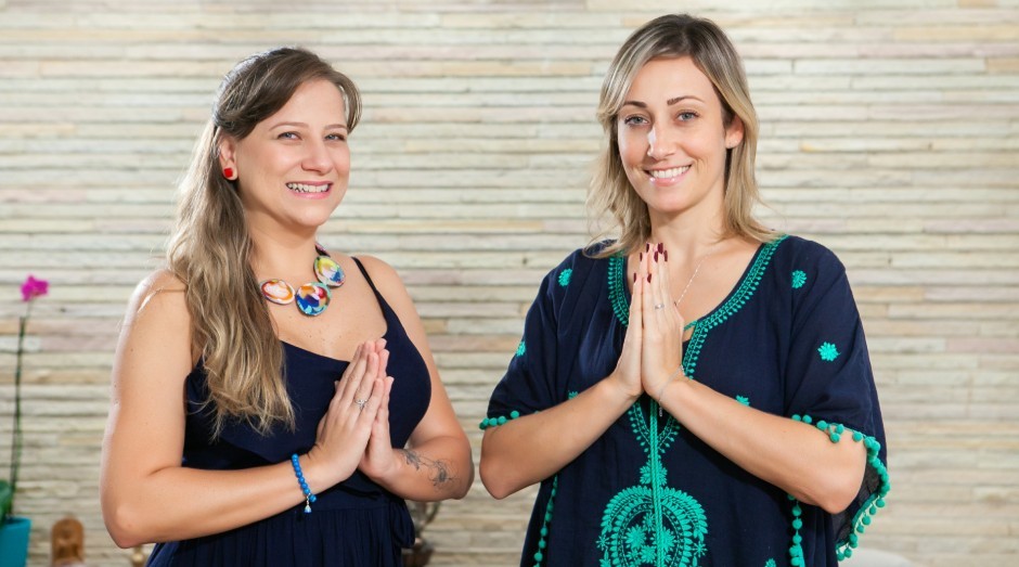 Sabrina Costa e Dianeli Geller fundadoras do Meditation 4 You (Foto: Divulgação)