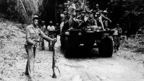 Tropas do Exército durante a campanha contra a guerrilha do Araguaia