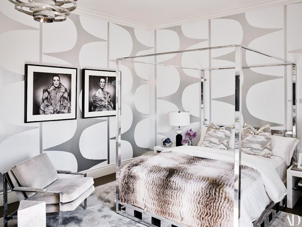 Decoração do quarto de Kylie Jenner (Foto: Reprodução Architectural Digest)