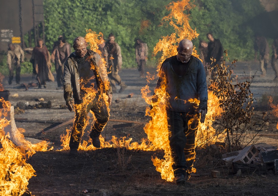Cena da quinta temporada de 'The Walking Dead' (Foto: Divulgação)