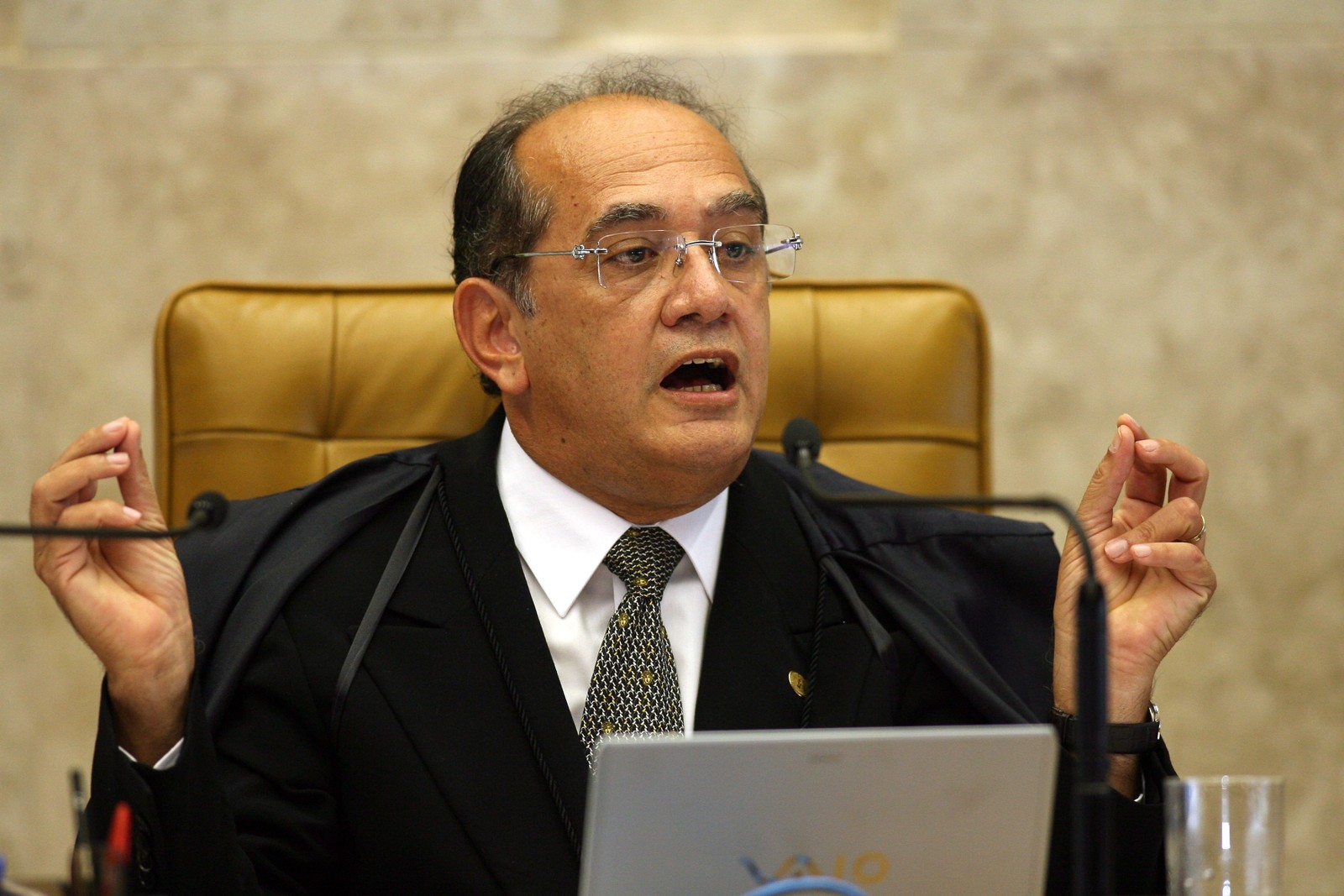 O ministro Gilmar Mendes: presidente entre 2008 e 2010Agência O Globo