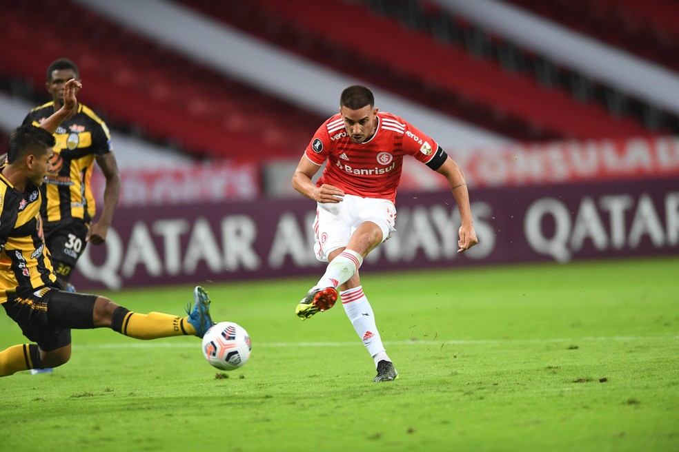 Thiago Galhardo, atacante do Inter — Foto: Ricardo Duarte/Divulgação, Inter