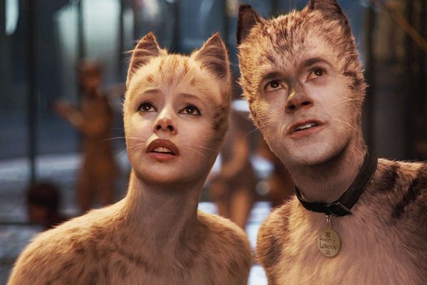 Francesca Hayward e Robbie Fairchild no filme Cats (Foto: Divulgação)