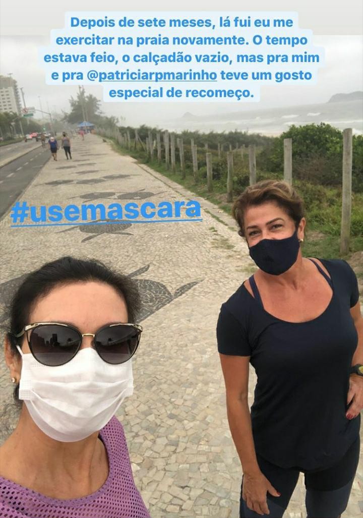 Fátima Bernardes e Patricia Marinho (Foto: Reprodução/Instagram)