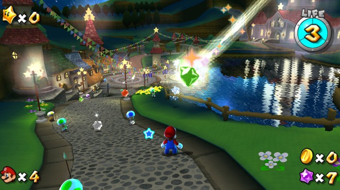Super Mario Galaxy trouxe os gráficos mais impressionantes do Nintendo Wii (Foto: Reprodução/Gaming Enthusiast)