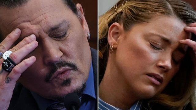 Julgamento de Depp e Heard transcorreu sob grande escrutínio público (Foto: GETTY IMAGES (via BBC))