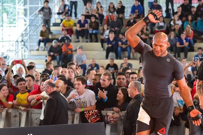 Ronaldo Jacaré Treino aberto UFC 198 (Foto: Jason Silva)