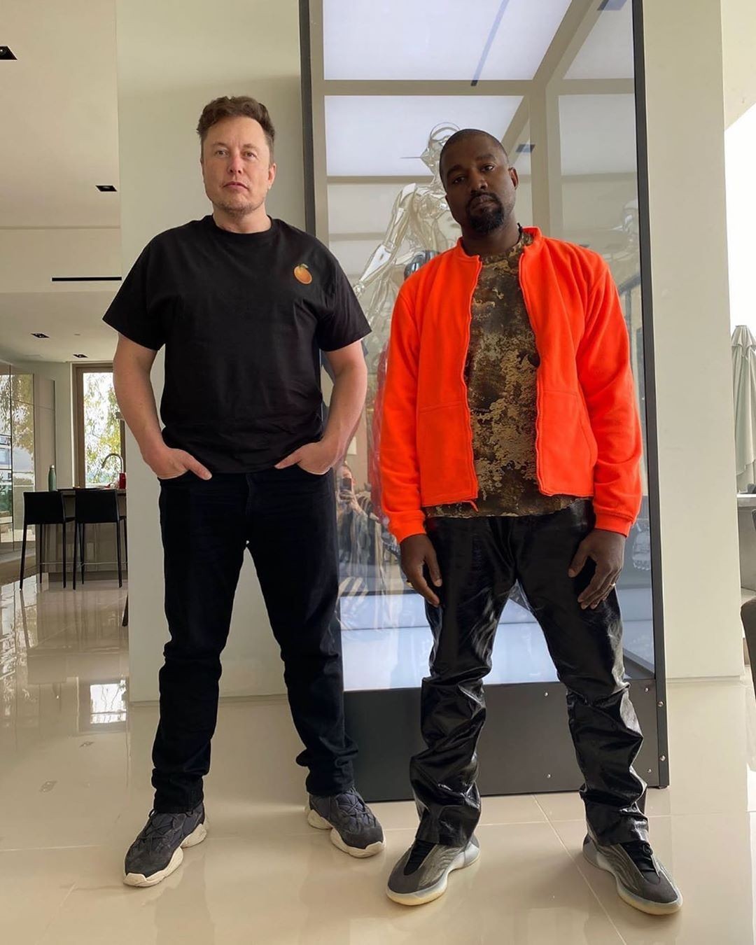 Kanye West e Elon Musk (Foto: Reprodução/Instagram)