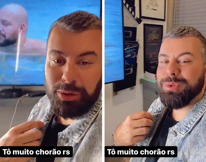 Fernando Poli relata emoção com Tiago Abravanel no BBB22 (Foto: Reprodução/Instagram)