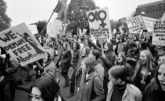 Aborto nos EUA. Manifestação pelos direitos reprodutivos da mulher, nos anos 1970
