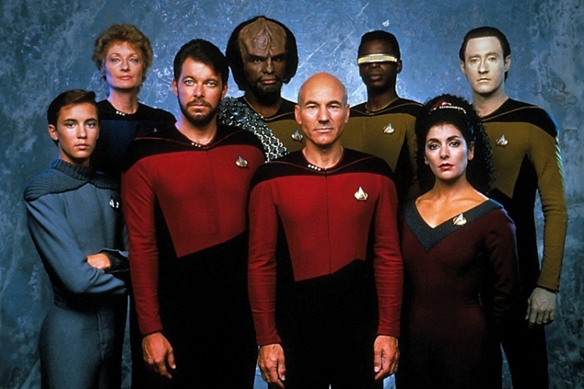 O elenco de Star Trek: The Next Generation (Foto: Divulgação)