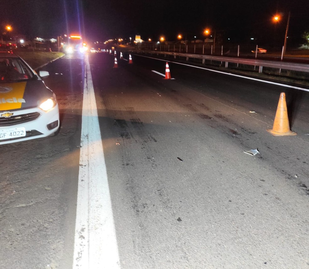 Acidente foi em trecho urbano da Rodovia Raposo Tavares, em Presidente Prudente — Foto: Polícia Rodoviária