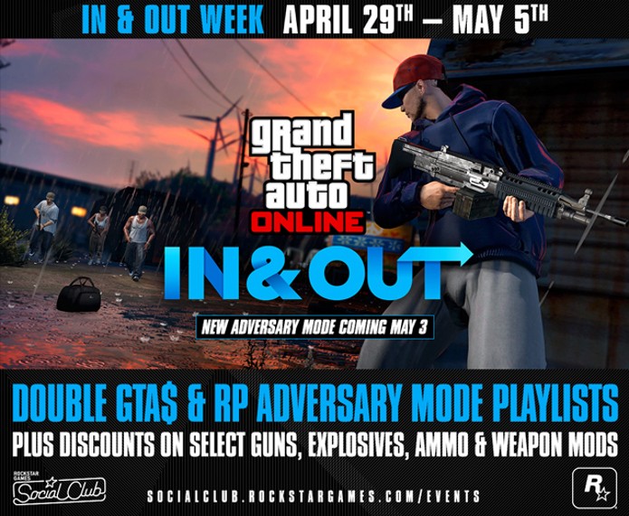 Modo online de GTA 5 ganhará novo modo na próxima semana (Foto: Reprodução/Rockstar)