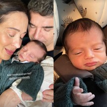 Claudia Raia com Jarbas e o pequeno Luca — Foto: Reprodução/Instagram