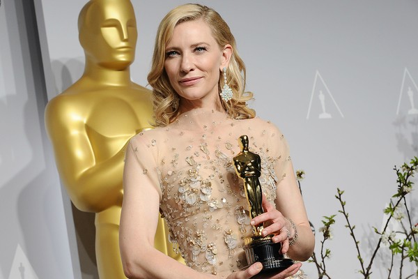 Cate Blanchett nos bastidores da cerimônia do Oscar. (Foto: Getty Images)